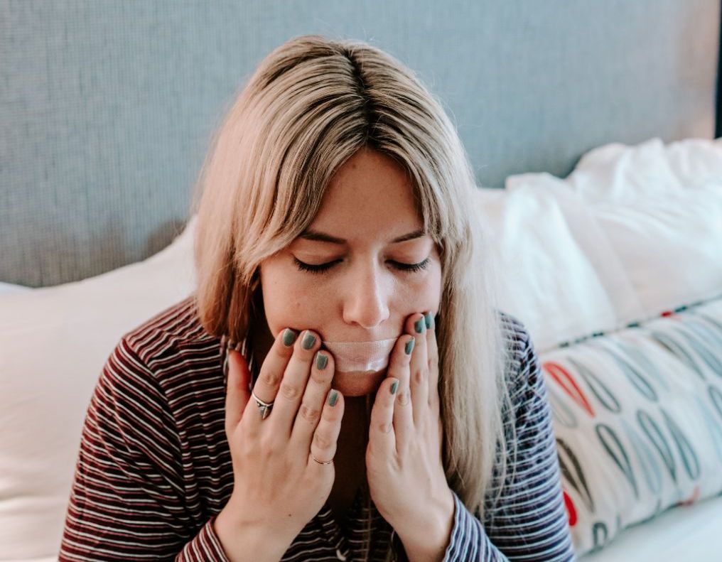 Does Wearing Tape on Your Mouth Improve Your Health?